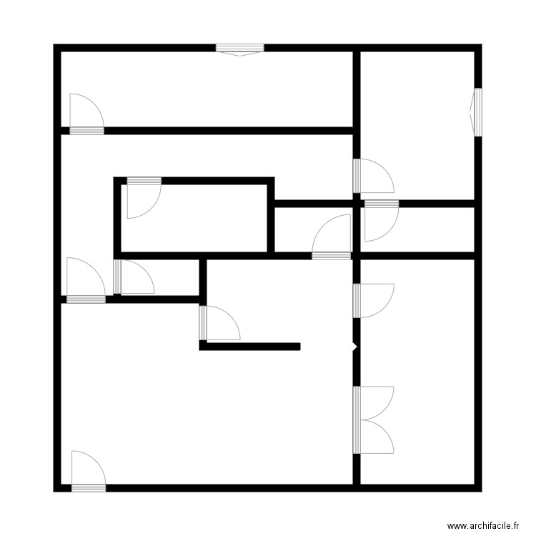 2045B1.01LG051. Plan de 10 pièces et 73 m2