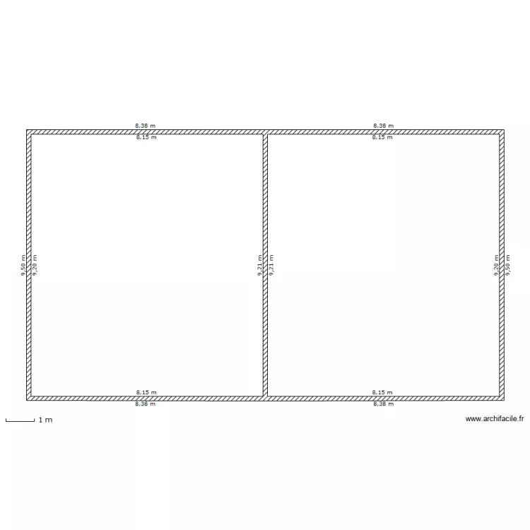 Toiture vue de haut. Plan de 