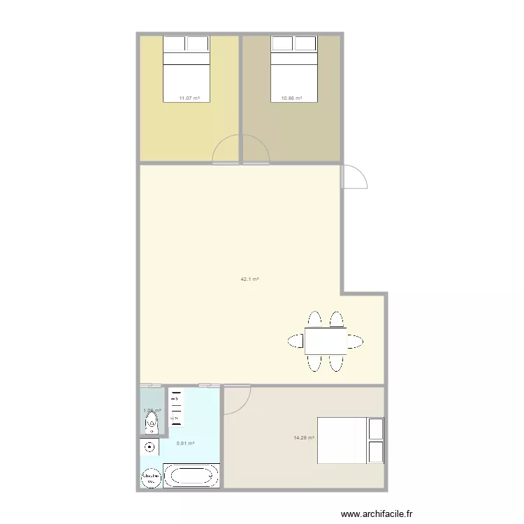 garage. Plan de garage. Plan de