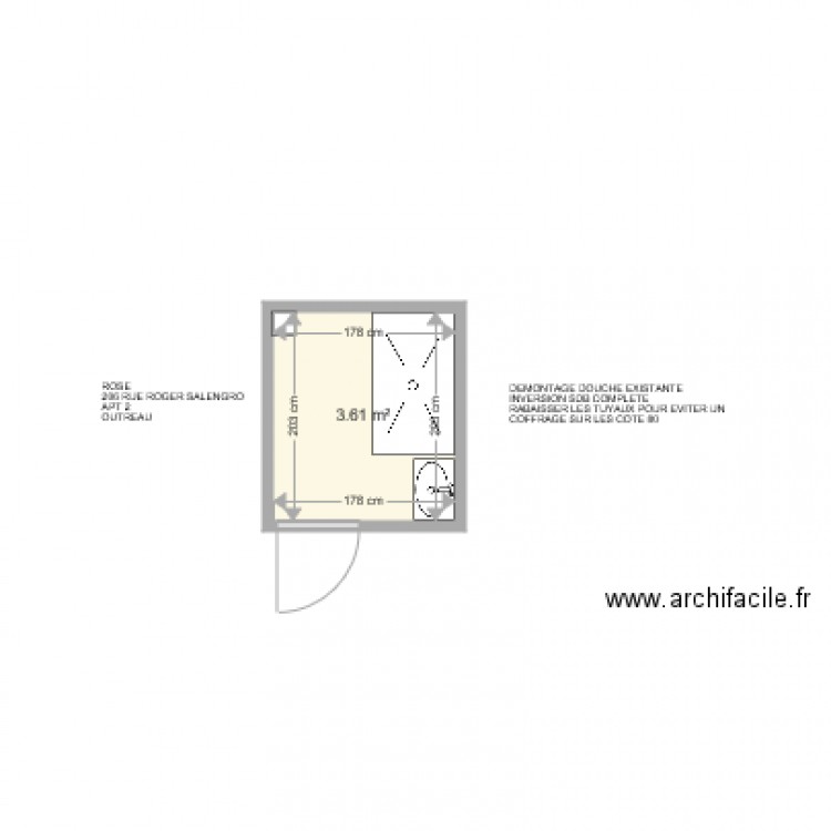 ROSE ANITA. Plan de 0 pièce et 0 m2