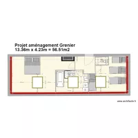 projet amenagement grenier au 8 mai 2022