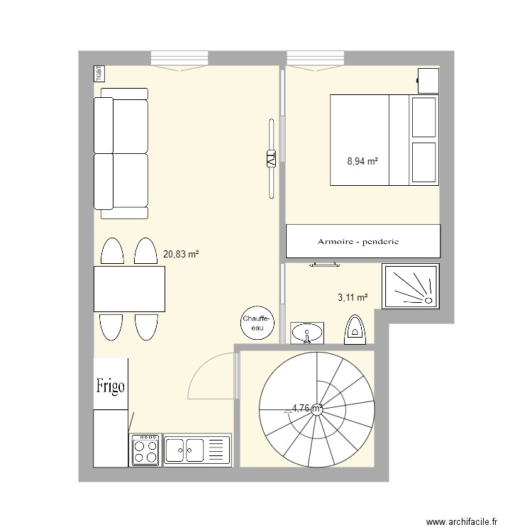 2 et 3eme. Plan de 0 pièce et 0 m2