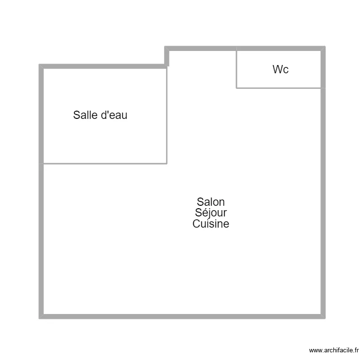 QUIMPER TEILLET. Plan de 