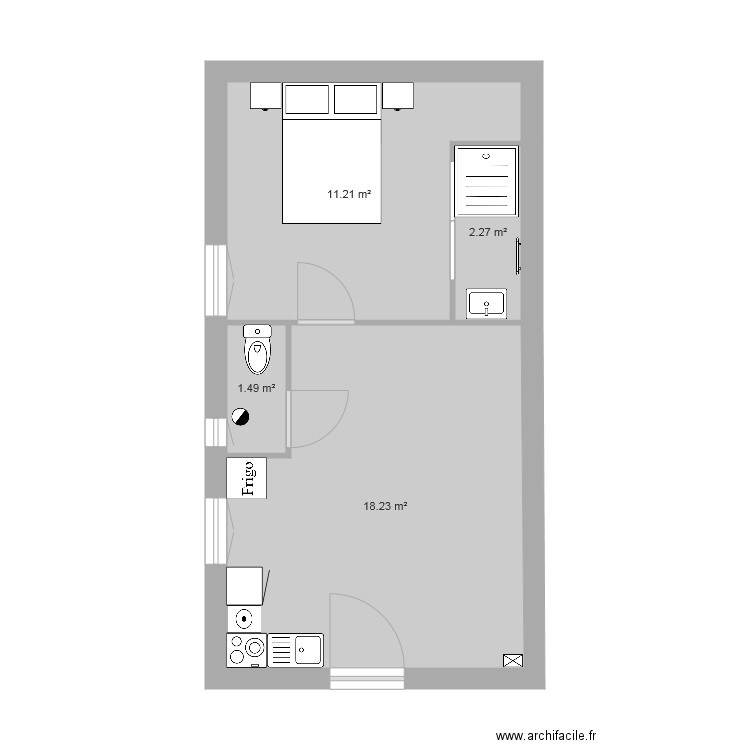 Appartement 1. Plan de 0 pièce et 0 m2