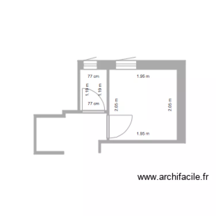 herpin actuel. Plan de 