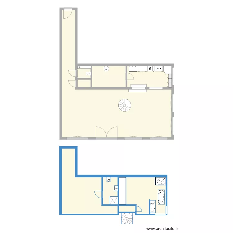 Loft 1. Plan de 