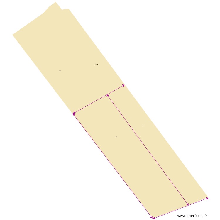 TDLI 2 terrains. Plan de 0 pièce et 0 m2