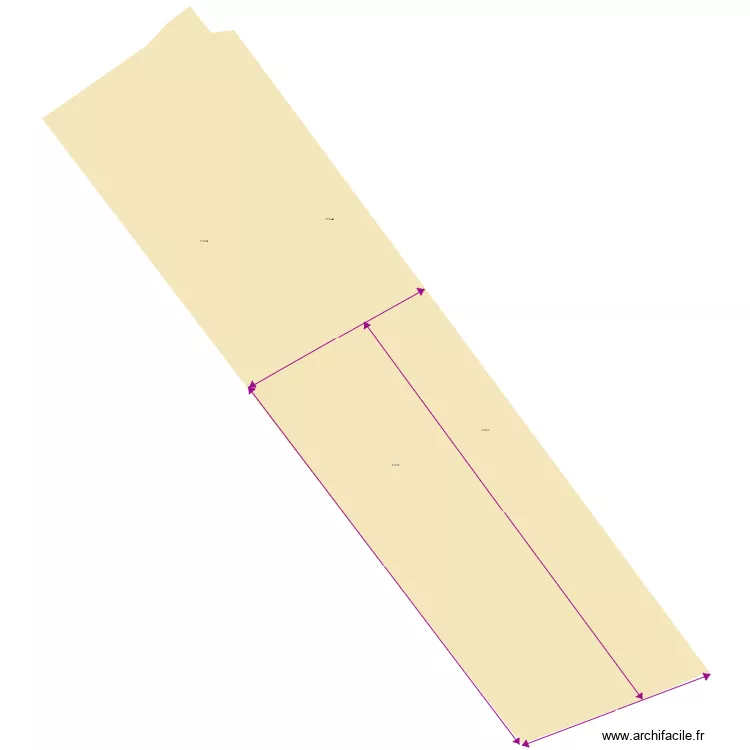 TDLI 2 terrains. Plan de 