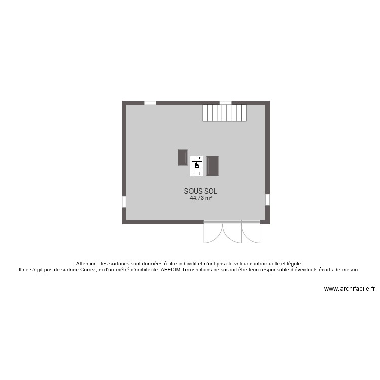 BI 6579 sous sol. Plan de 0 pièce et 0 m2