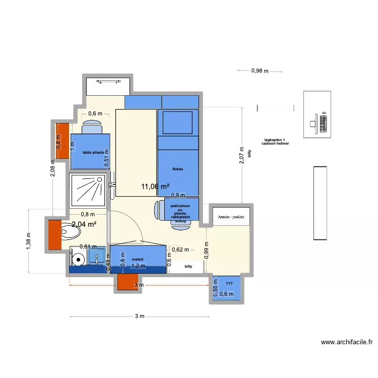 STUDIO ST LEGER 21 11 20 1705. Plan de 