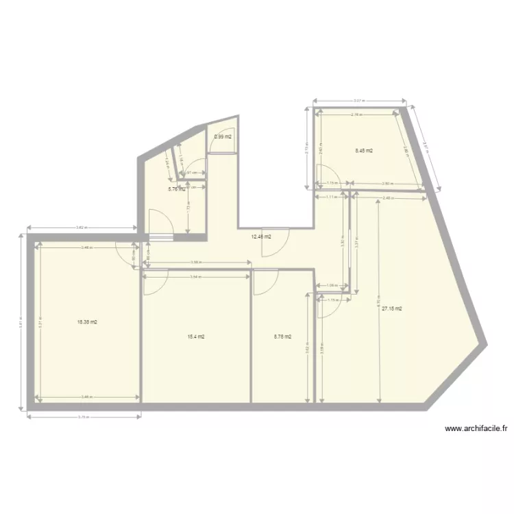 FONCIA VICTOR THUILLAT. Plan de 