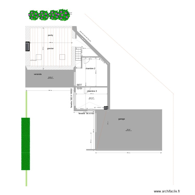 TREDREZ RDC EXISTANT final 1. Plan de 0 pièce et 0 m2