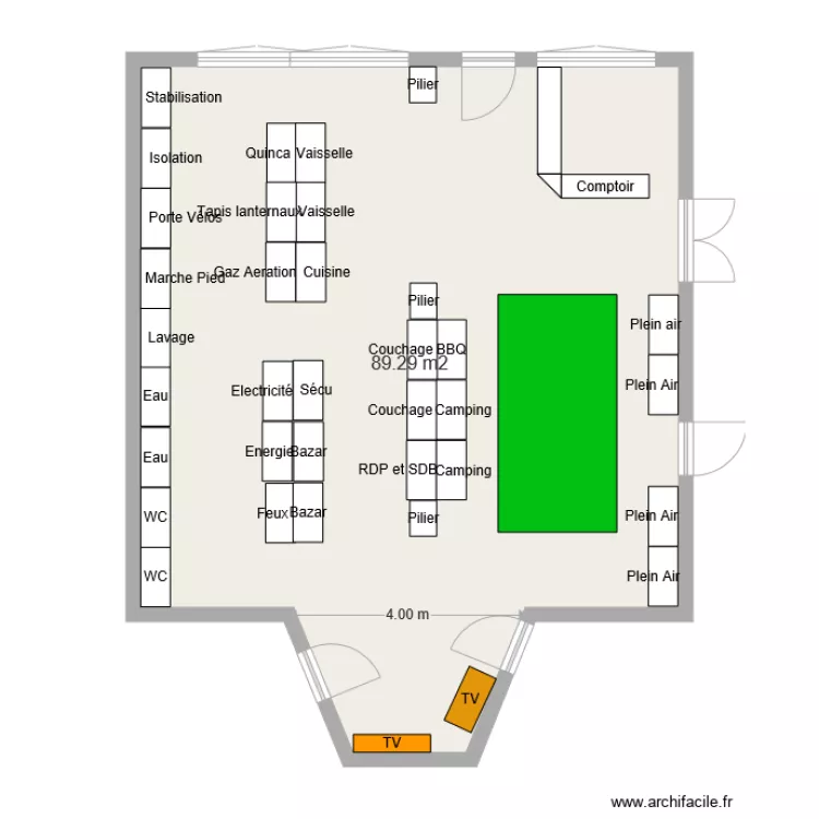 Rodez V2. Plan de 