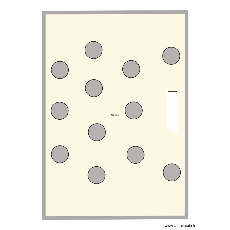 salle. Plan de 0 pièce et 0 m2