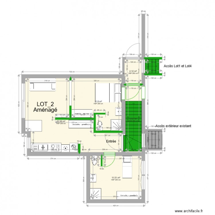 Portet Lot212. Plan de 0 pièce et 0 m2