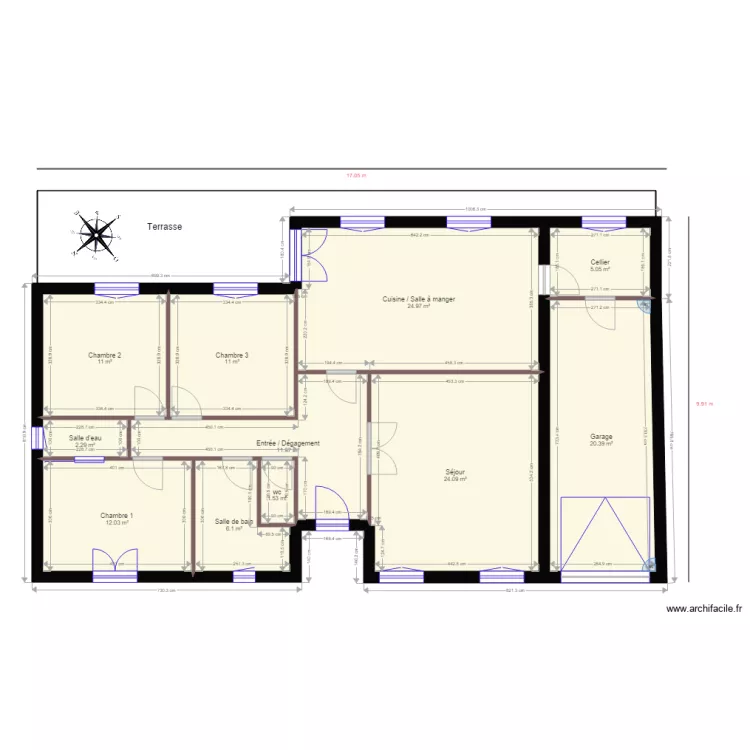 maison mahjoub 2. Plan de 
