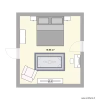 Plan de la chambre parentale