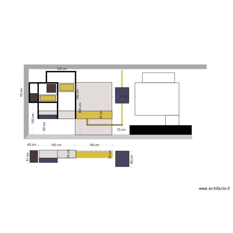 PROJET BIBLIOTHEQUE FINAL. Plan de 0 pièce et 0 m2