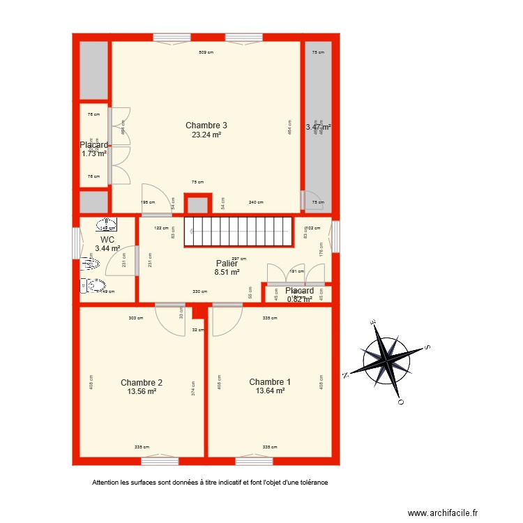 BI 4602 étage côté. Plan de 0 pièce et 0 m2