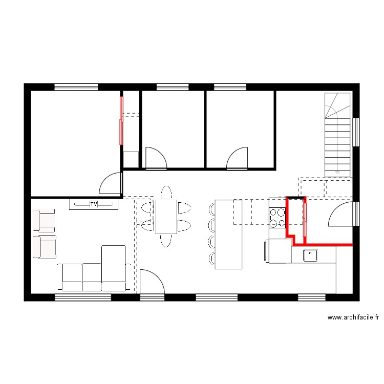 Mouellette rdch2. Plan de 0 pièce et 0 m2