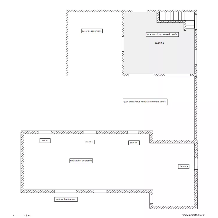 rez de ch. Plan de rez de ch. Plan de