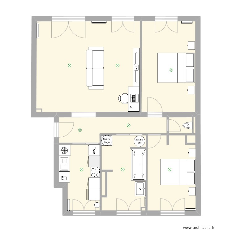 Plan2 appartement COARDA. Plan de 0 pièce et 0 m2