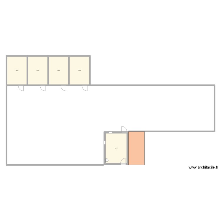 chiens. Plan de 0 pièce et 0 m2
