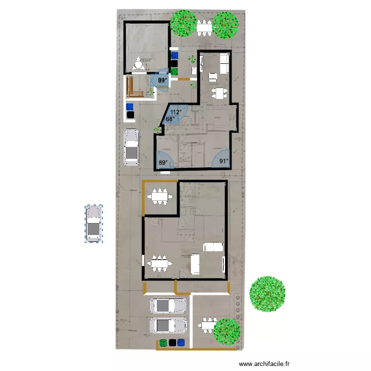 Casitas plan ensemble marie. Plan de 