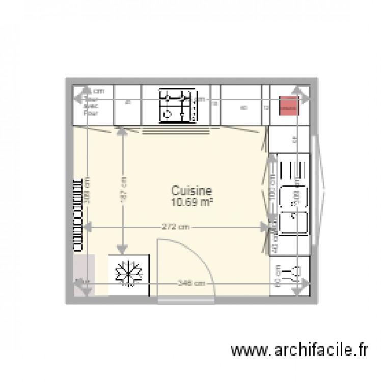 cuisine Basly 2. Plan de 0 pièce et 0 m2