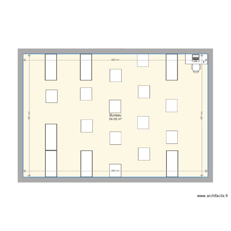 plan 9x6. Plan de 0 pièce et 0 m2