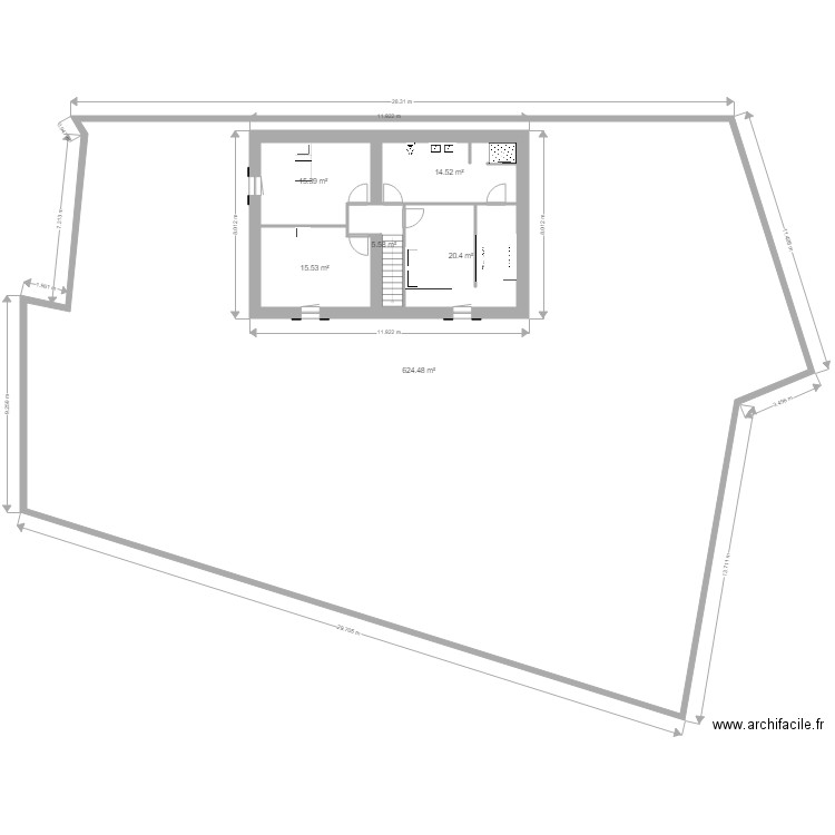 Plan Noble 2. Plan de 0 pièce et 0 m2