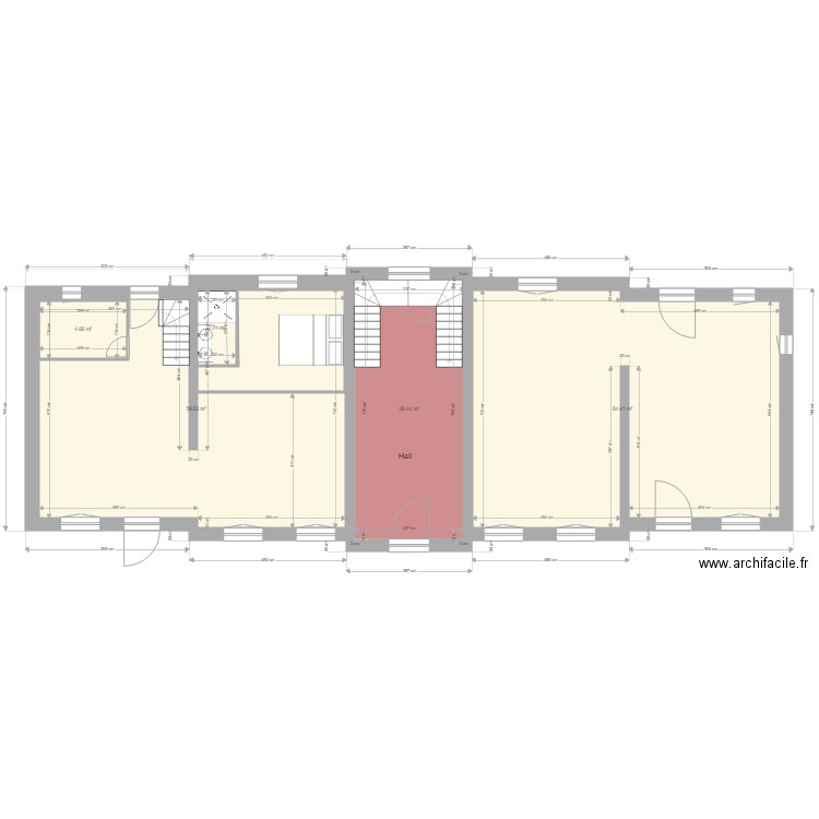 maison yvetot rdc2. Plan de 0 pièce et 0 m2