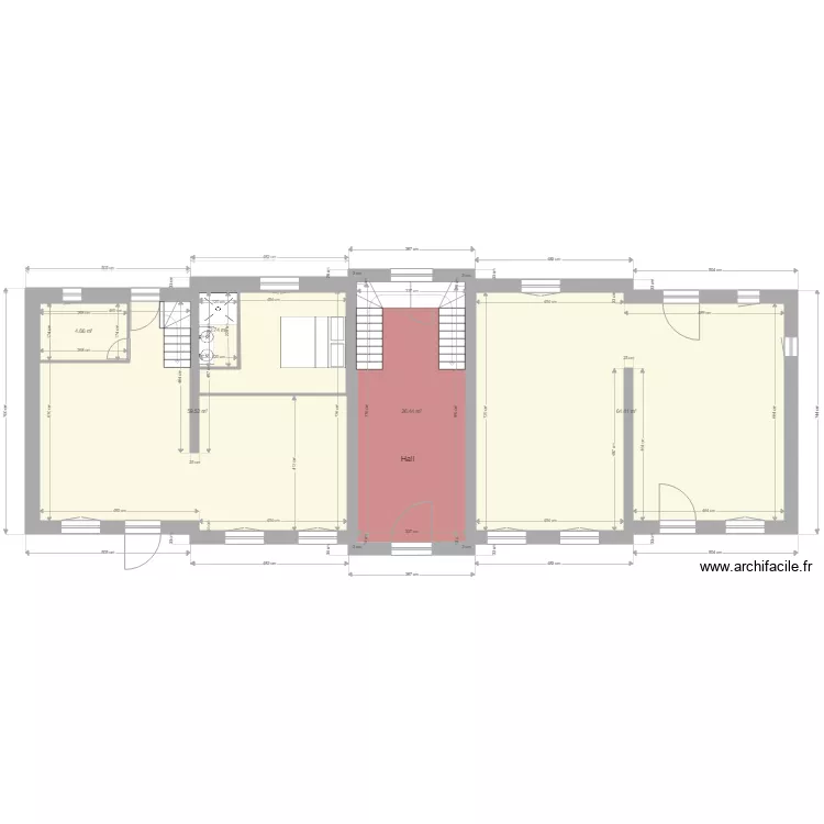 maison yvetot rdc2. Plan de 