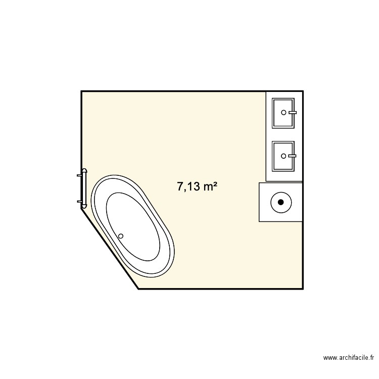 SDB . Plan de 0 pièce et 0 m2