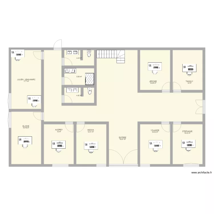 PLAN BUREAUX. Plan de 