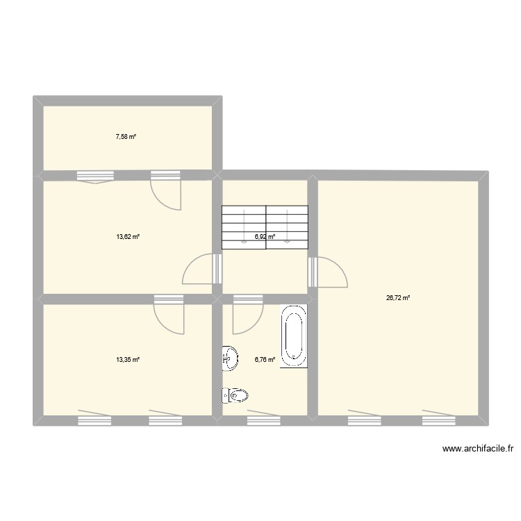 2eme. Plan de 0 pièce et 0 m2