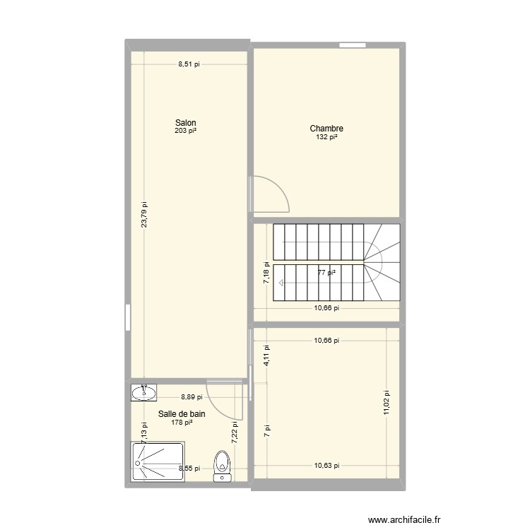 anni. Plan de 0 pièce et 0 m2
