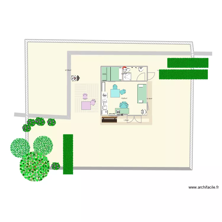 ext arri&egrave;re 4 g&eacute;n&eacute;ral. Plan de 