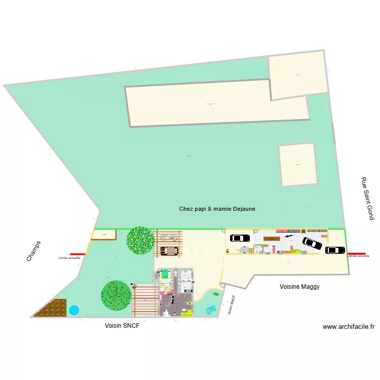 PG 6m 2026-5. Plan de 21  et 3852 m²