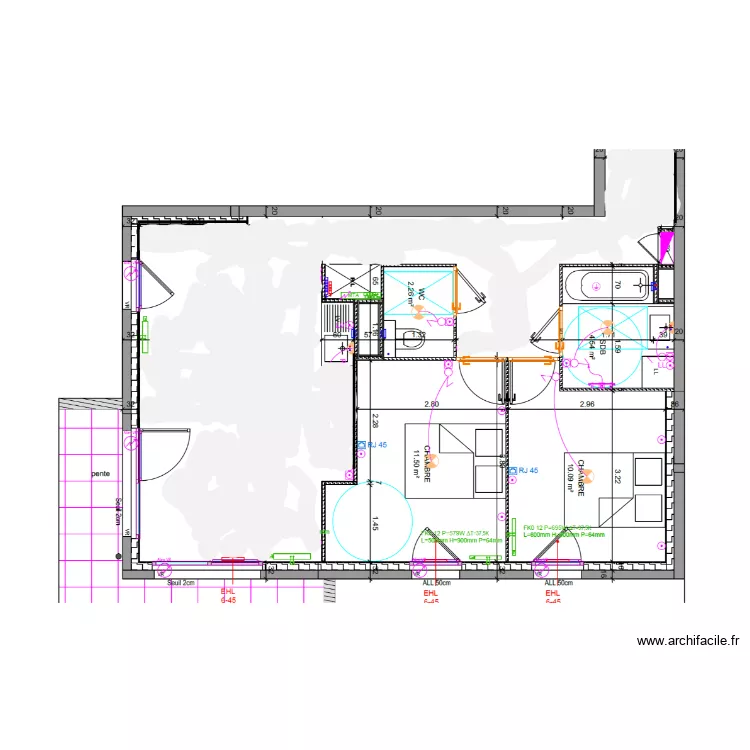 LE PRESENT MEUBLES. Plan de 