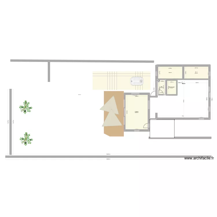 plan lum1 version 4. Plan de 6 Pièces et 51 m² plan lum1 version 4. Plan de 6 Pièces et 51 m²