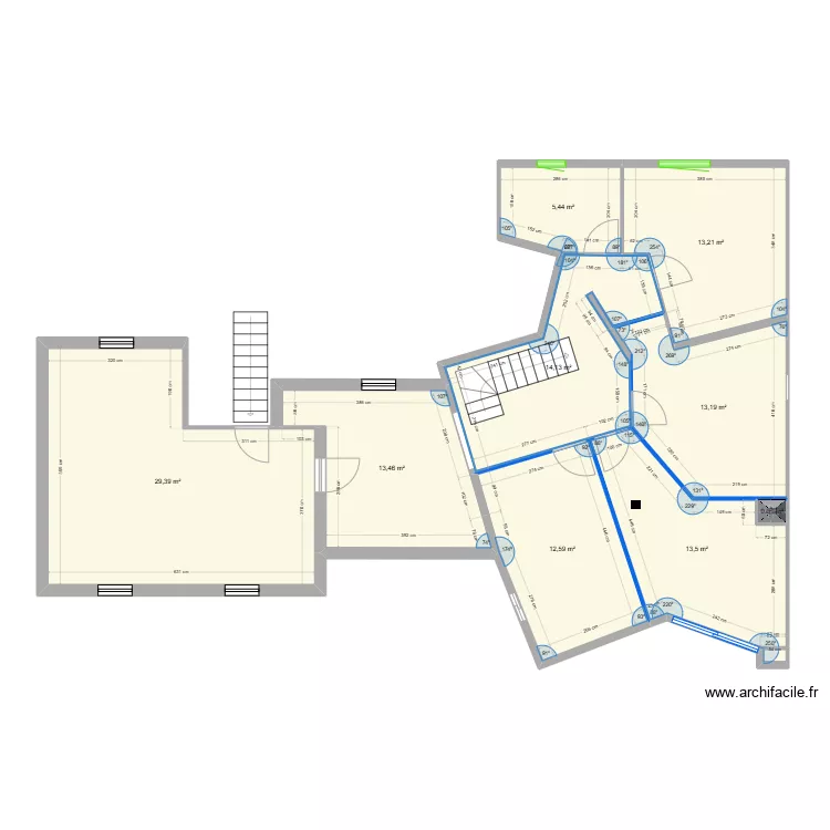 Maison Daix Etage v0. Plan de 
