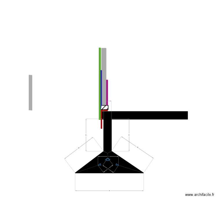 montage p. Plan de 1 pièce et 0 m2