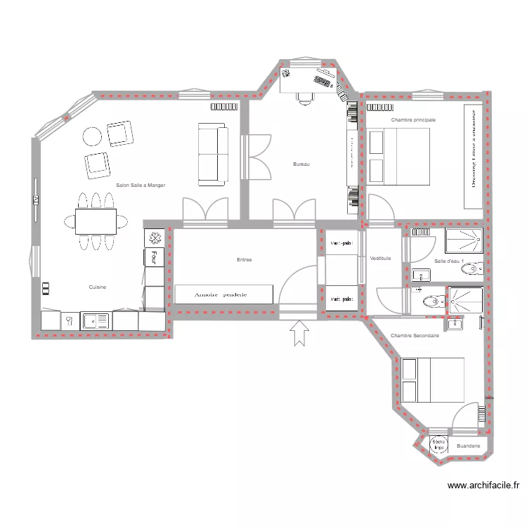 plan travaux. Plan de 