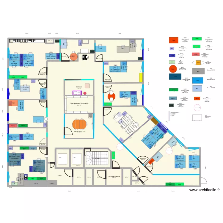 3ème étage. Plan de 31 et 387 m² 3ème étage. Plan de 31 et 387 m²