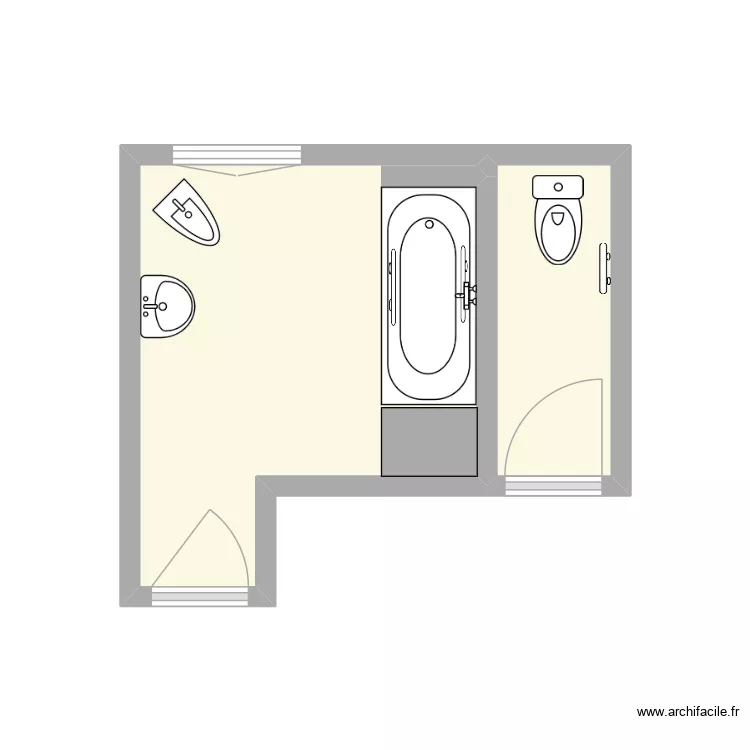 BLAISE. Plan de 2 et 9 m² BLAISE. Plan de 2 et 9 m²