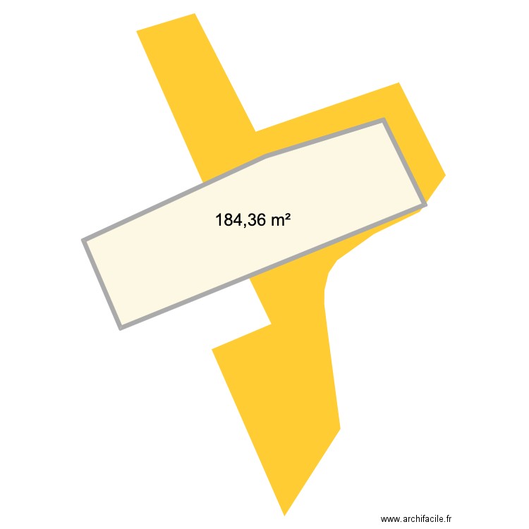 Jongieux. Plan de 1 pièce et 184 m2