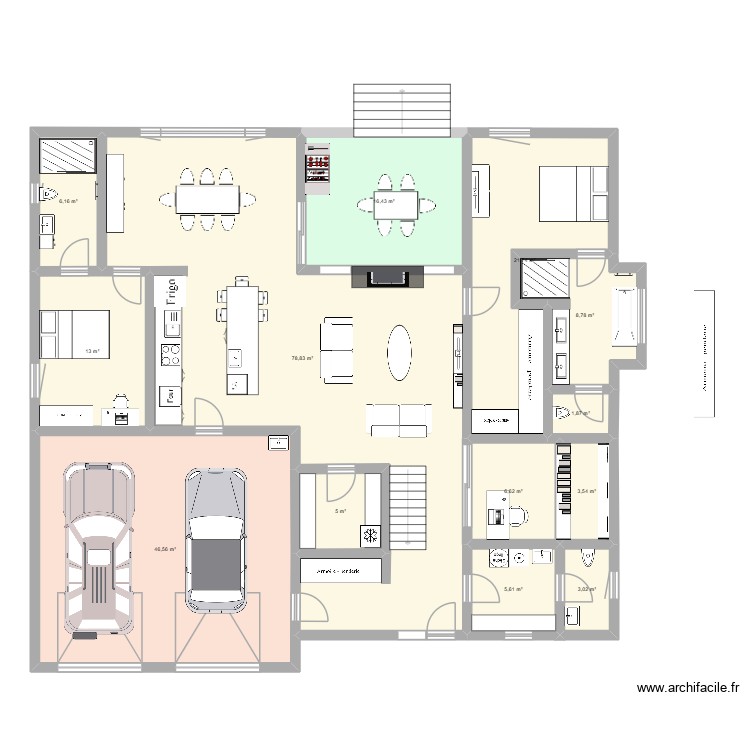 Iris 2 garage double. Plan de 0 pièce et 0 m2