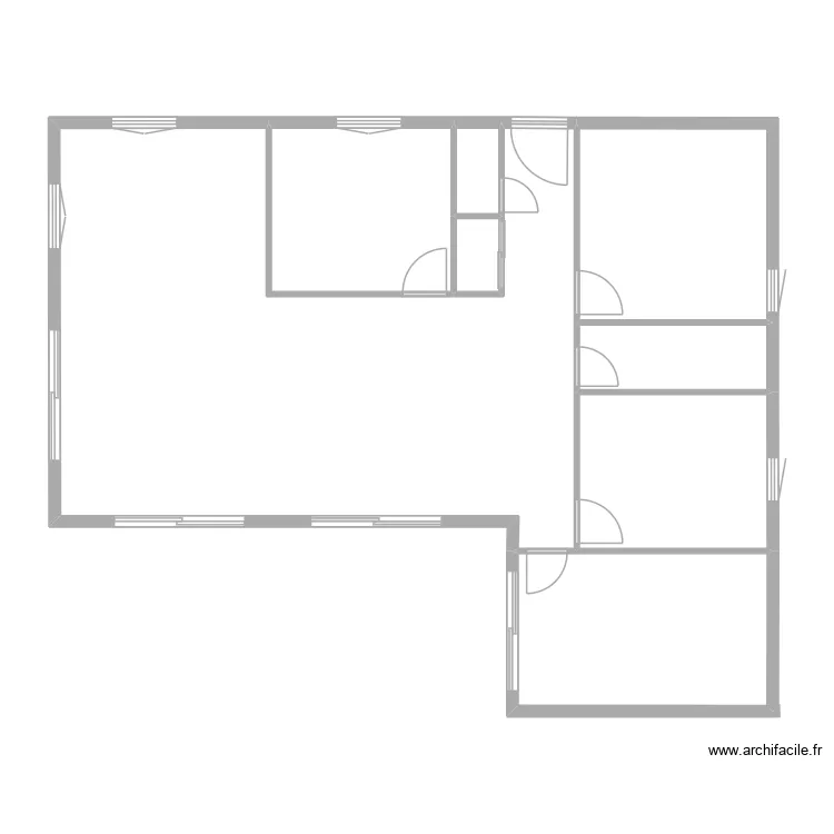 Maison electricite. Plan de 