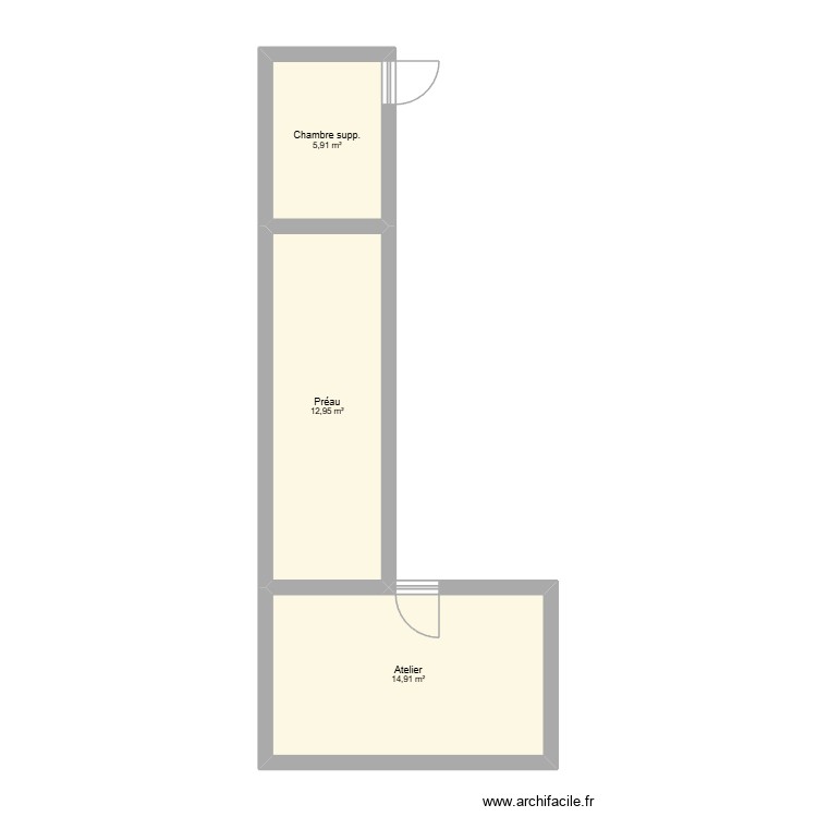 Annexes RDC. Plan de 0 pièce et 0 m2